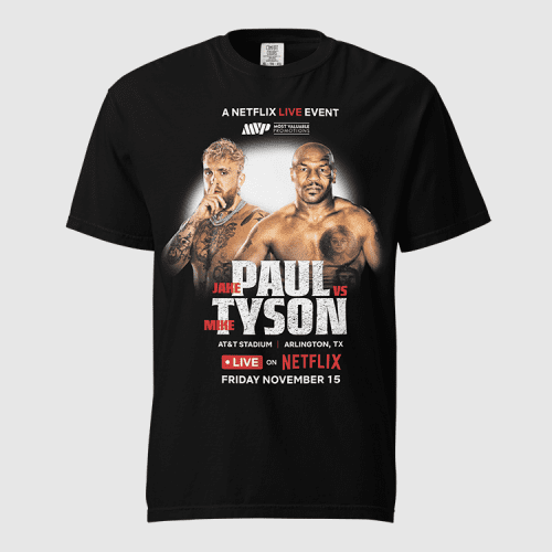 Mike Tyson vs Jake Paul Live Event T-Shirt