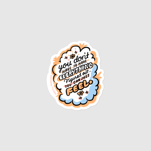 Heartstopper You Can Just Feel Sticker