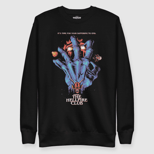 Stranger Things x Butcher Billy The Hellfire Club Sweatshirt [Black]