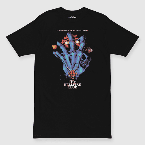 Stranger Things x Butcher Billy The Hellfire Club Tee [Black]