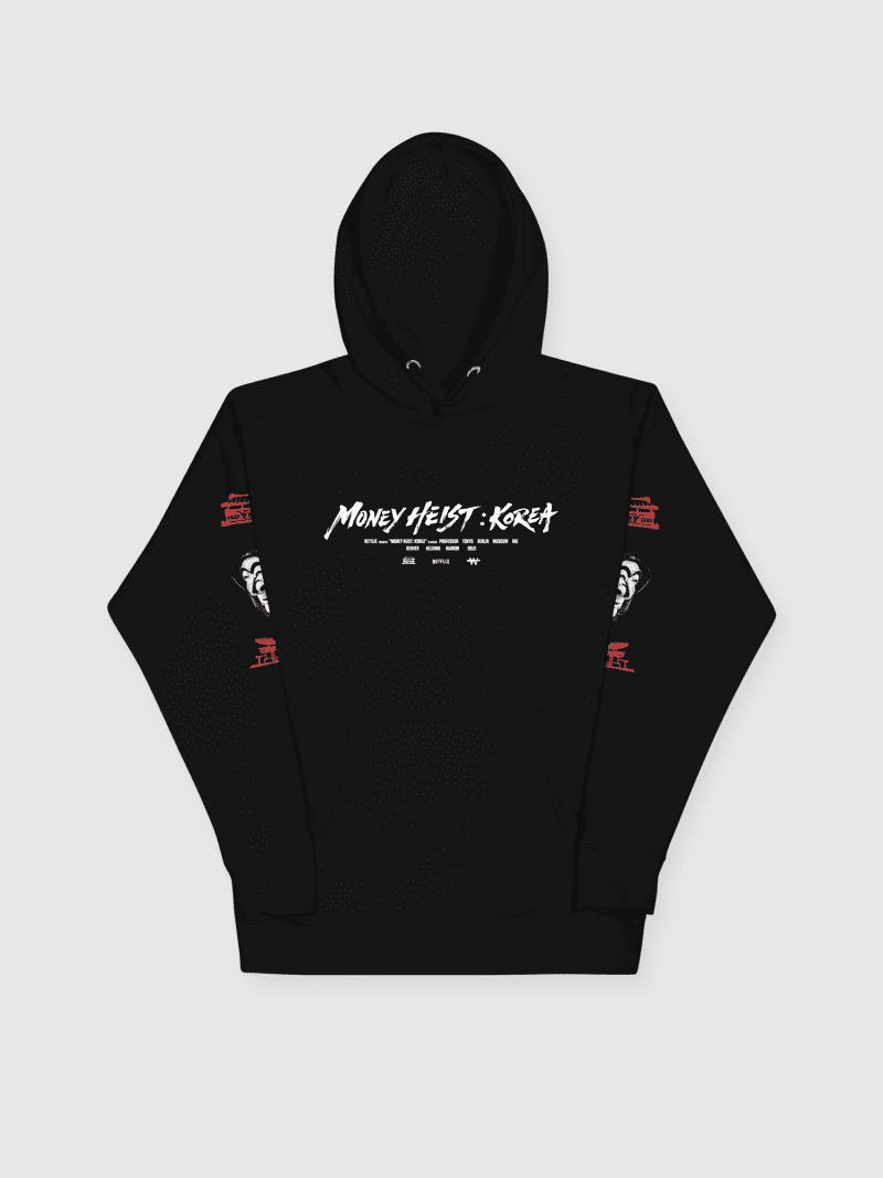 MoneyHeist KoreaxRAD StapleHoodie Black Main