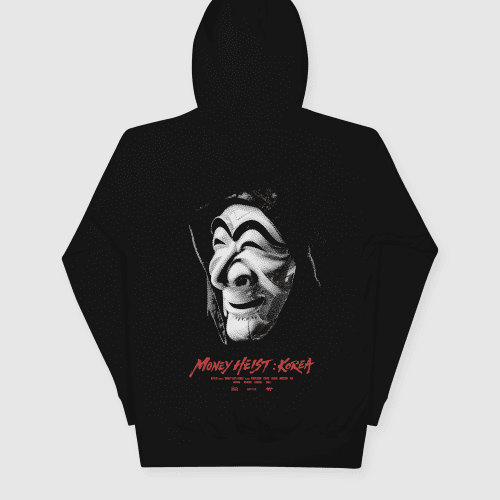 MoneyHeist KoreaxRAD StapleHoodie Black Rear