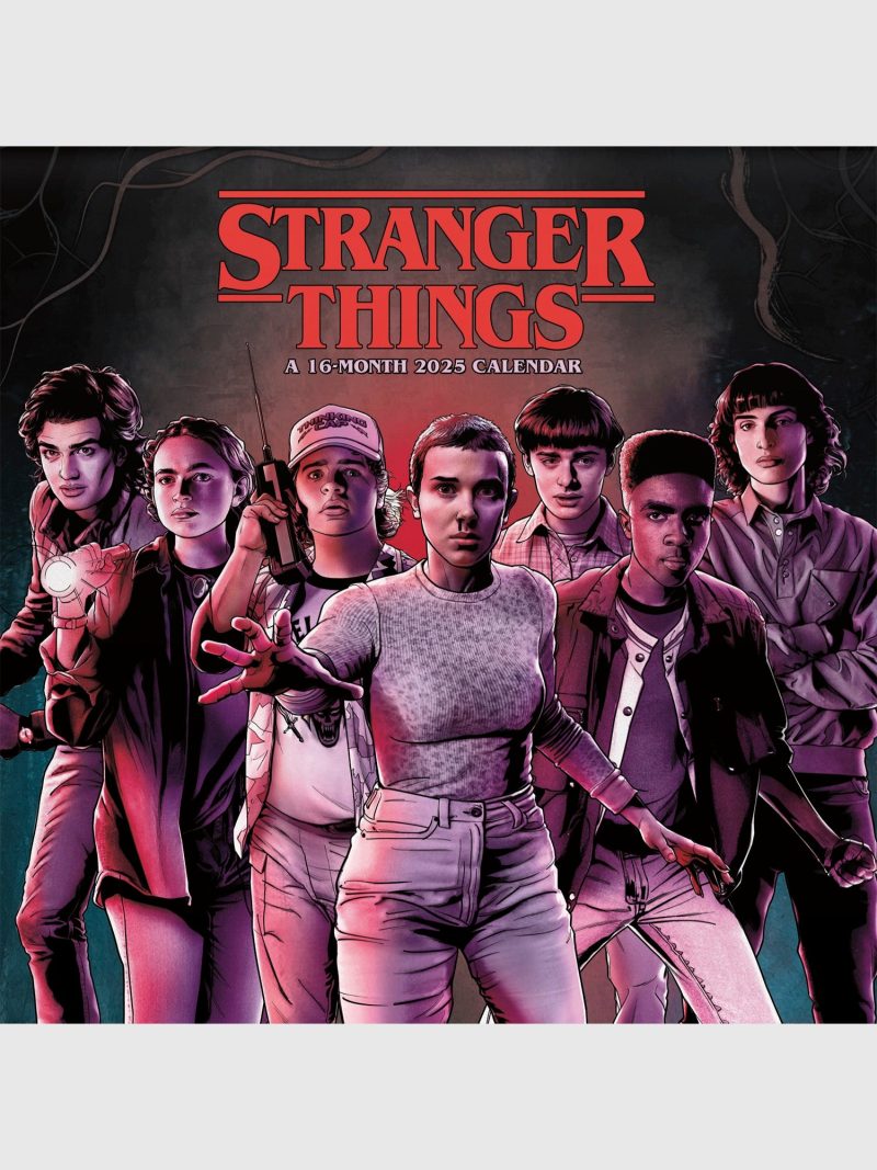 Stranger Things 2025 16-Month Wall Calendar