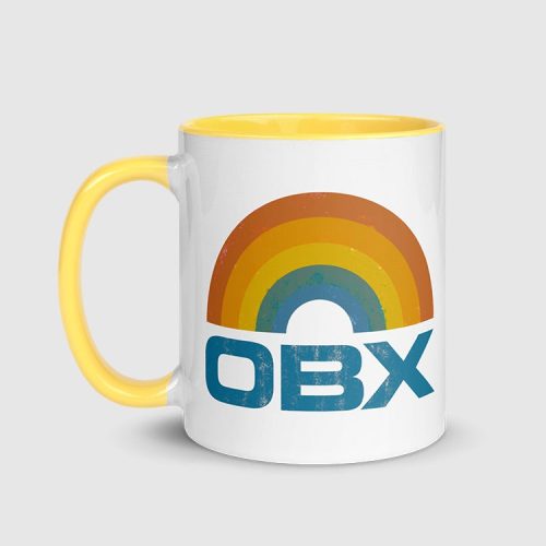 Outer Banks OBX Rainbow Two-tone Mug