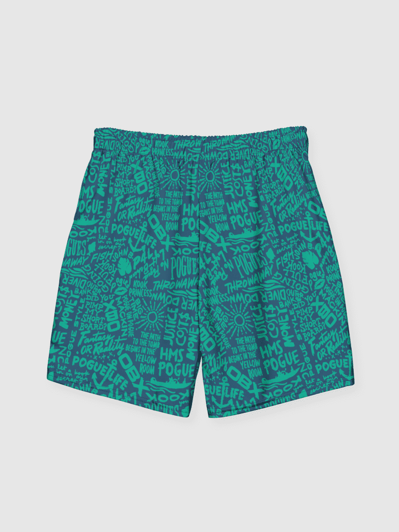 OuterBanksAll OverPrintRecycledSwimTrunks Turquoise image2