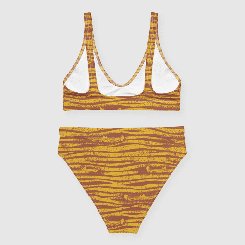 OuterBanksRecycledHigh WaistedBikini Yellow image2