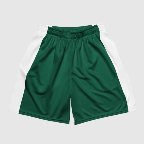 Stranger Things Green Basketball Shorts