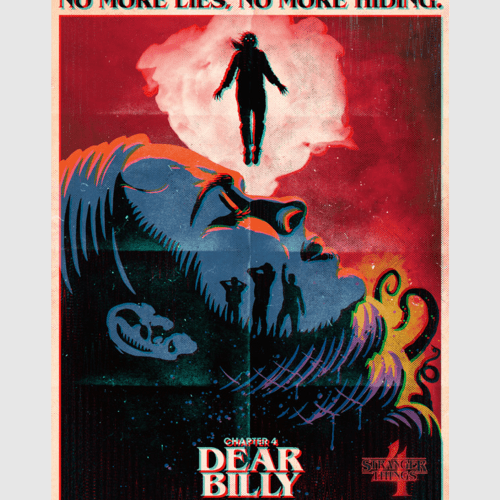 StrangerThingsDearBillyPoster 18x24 Close