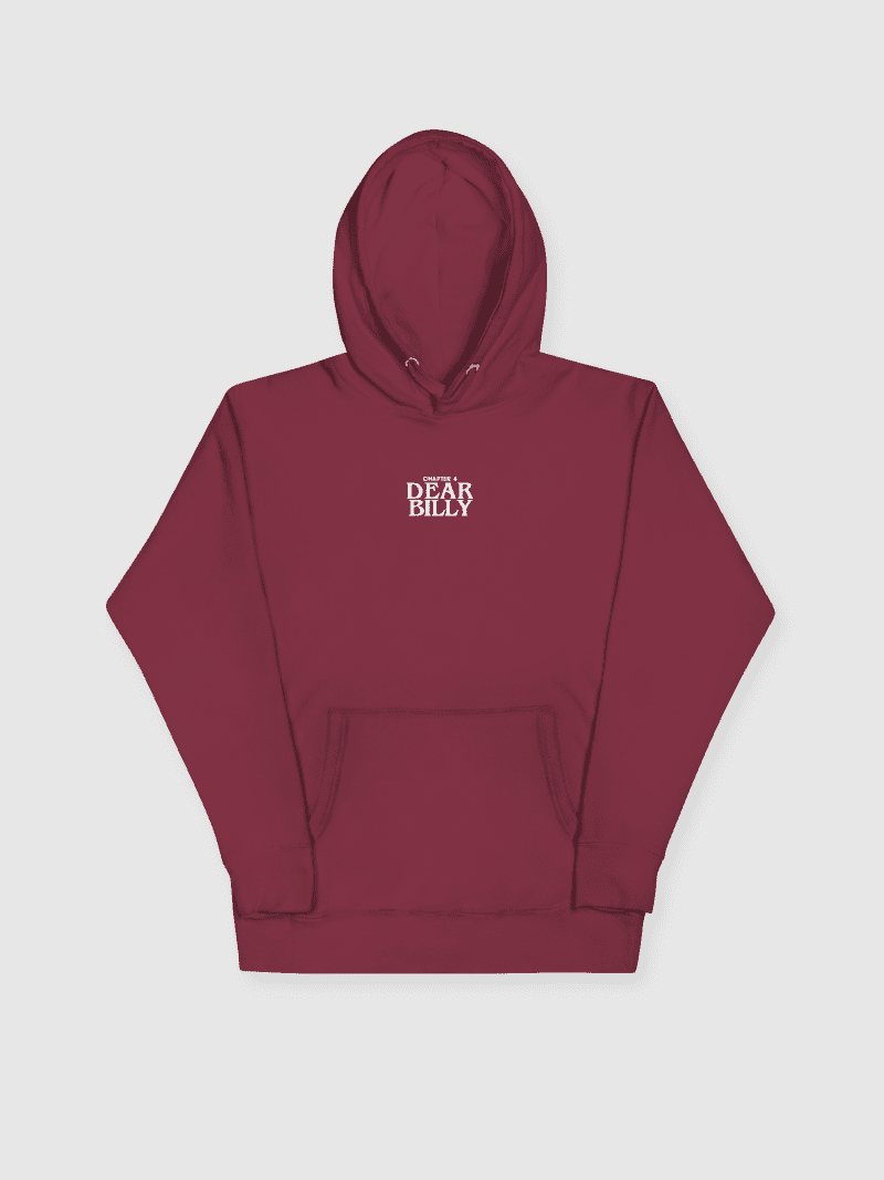 StrangerThingsDearBillyUnisexHoodie Maroon Front