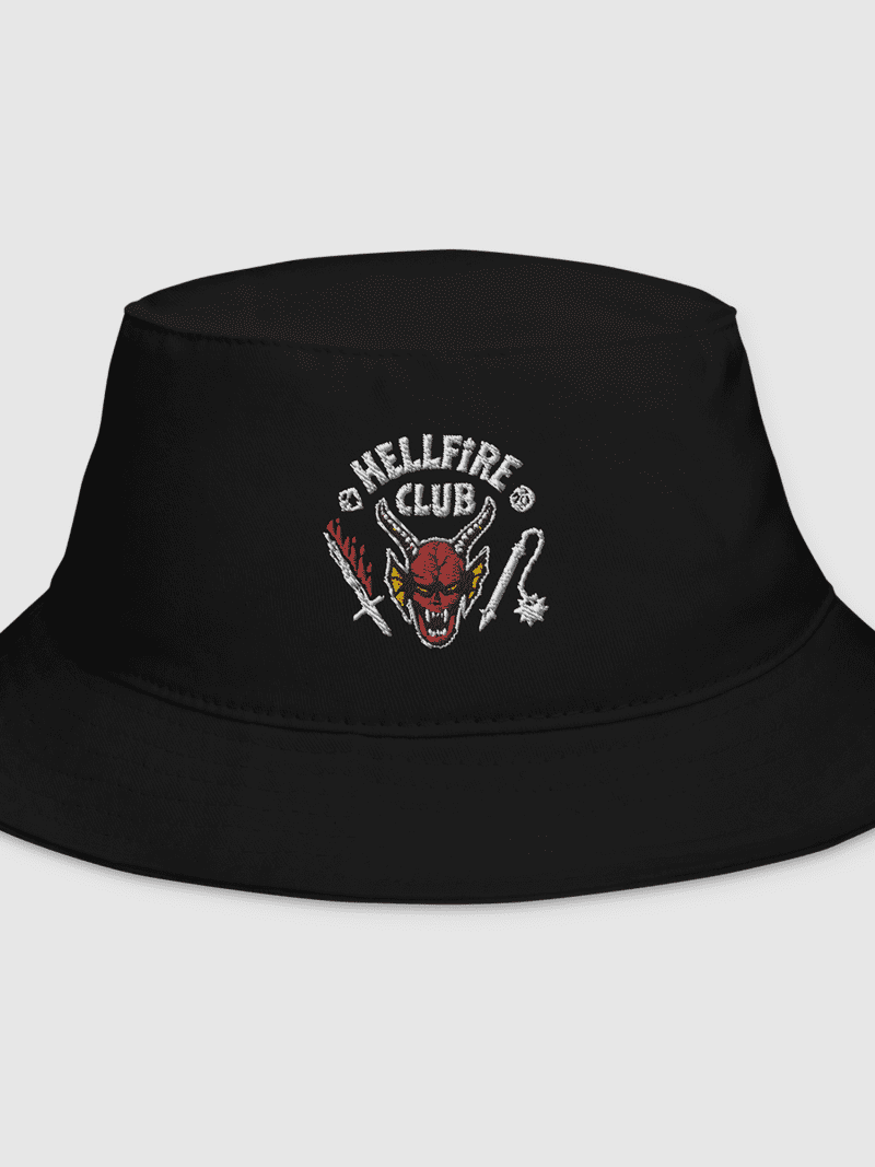 StrangerThingsFriendsDon tLieBucketHat BLK Close