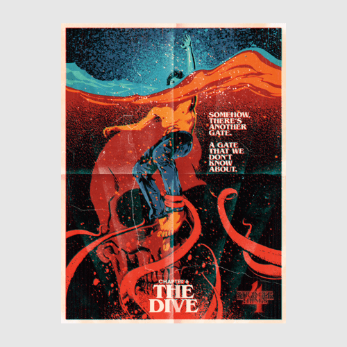 StrangerThingsTheDivePoster 18x24 Main