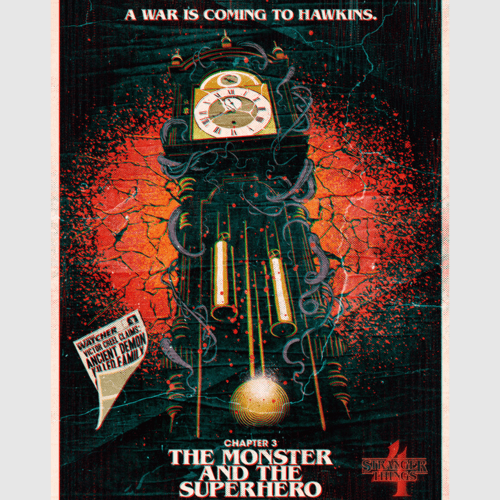 StrangerThingsTheMonsterandtheSuperheroPoster 18x24 Close