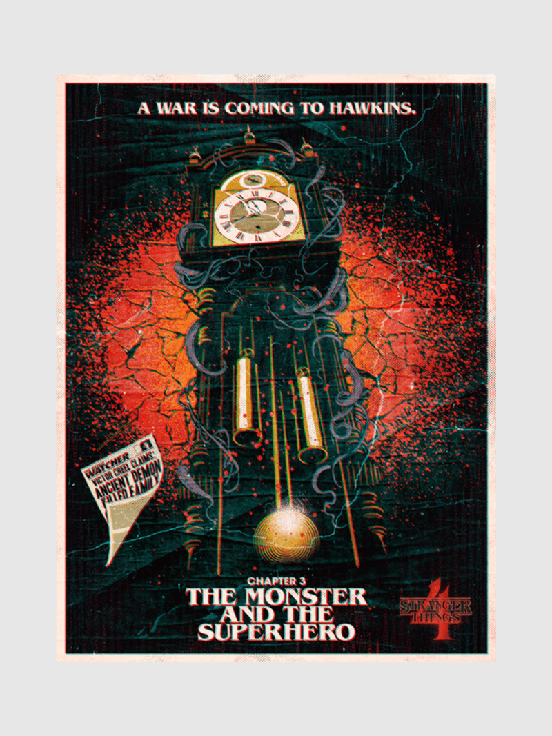 StrangerThingsTheMonsterandtheSuperheroPoster 18x24 Close