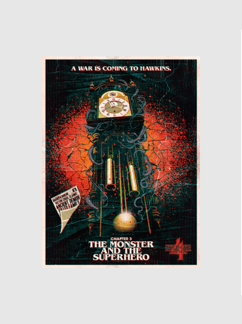 StrangerThingsTheMonsterandtheSuperheroPoster 18x24 Main