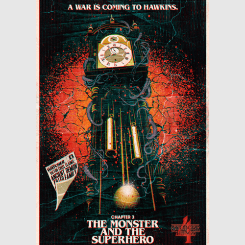 StrangerThingsTheMonsterandtheSuperheroPoster 24x36 Close