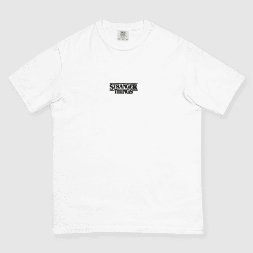 StrangerThingsxAttackPeterTee White front