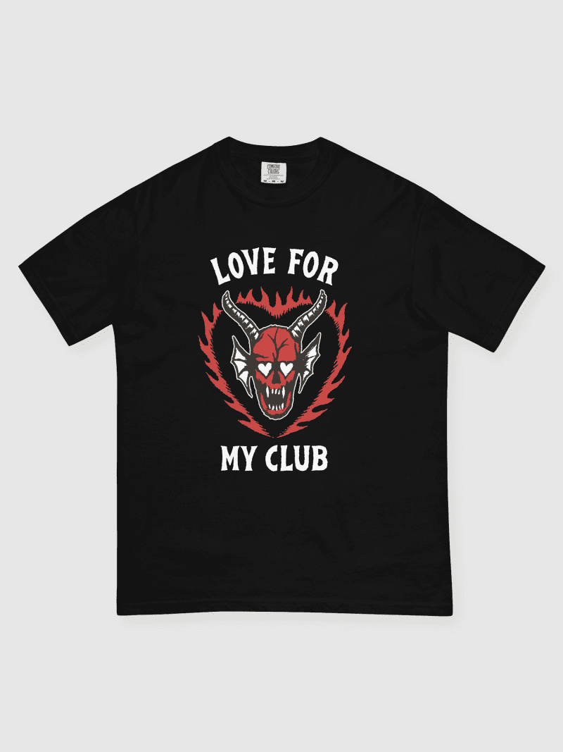 StrangerThingsxTrevorGirardValentine sDayHeavyweightT Shirt Black image1