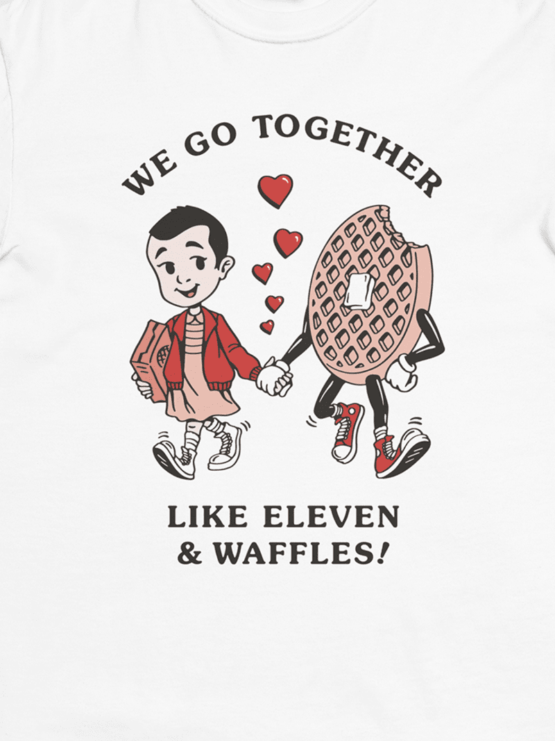 StrangerThingsxTrevorGirardValentine sDayHeavyweightT Shirt White image2