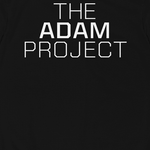 TheAdamProjectLogoT ShirtBlack CloseImage