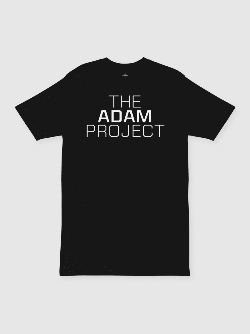 TheAdamProjectLogoT ShirtBlack MainImage