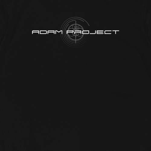 TheAdamProjectLogoT Shirt Black CloseImage