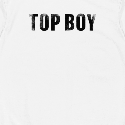 TopBoyLogoT ShirtWhite CloseImage