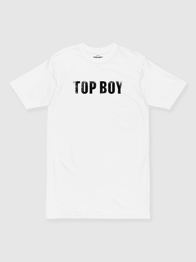 TopBoyLogoT ShirtWhite MainImage