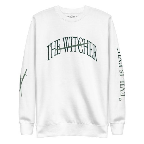 The Witcher Unisex Sweatshirt - Evil is Evil