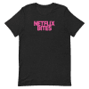 Netflix Shop Netflix Bites Black & Pink Tee